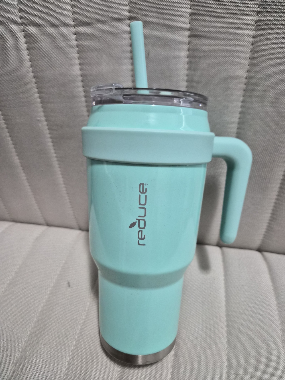 Reduce Mint Blue Insulated Travel Tumbler with Handle